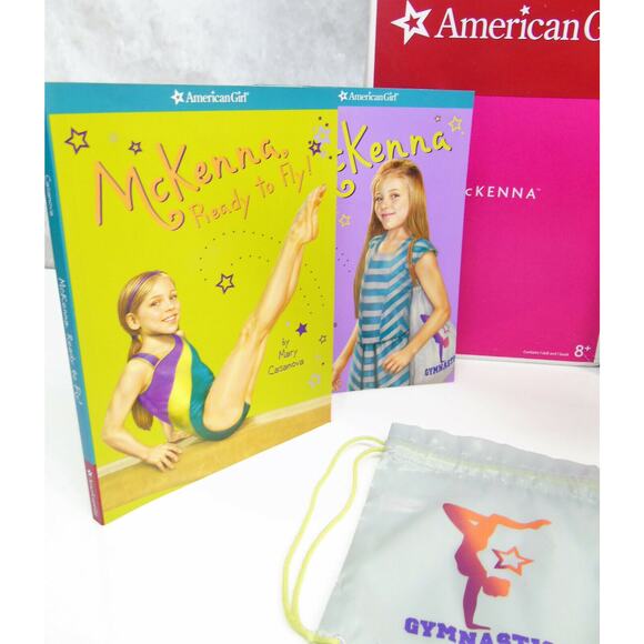 American Girl DOLL MCKENNA In Meet Outfit 2 Book GOTY 2012 Gymnastics Bag BOX! - Picture 11 of 12